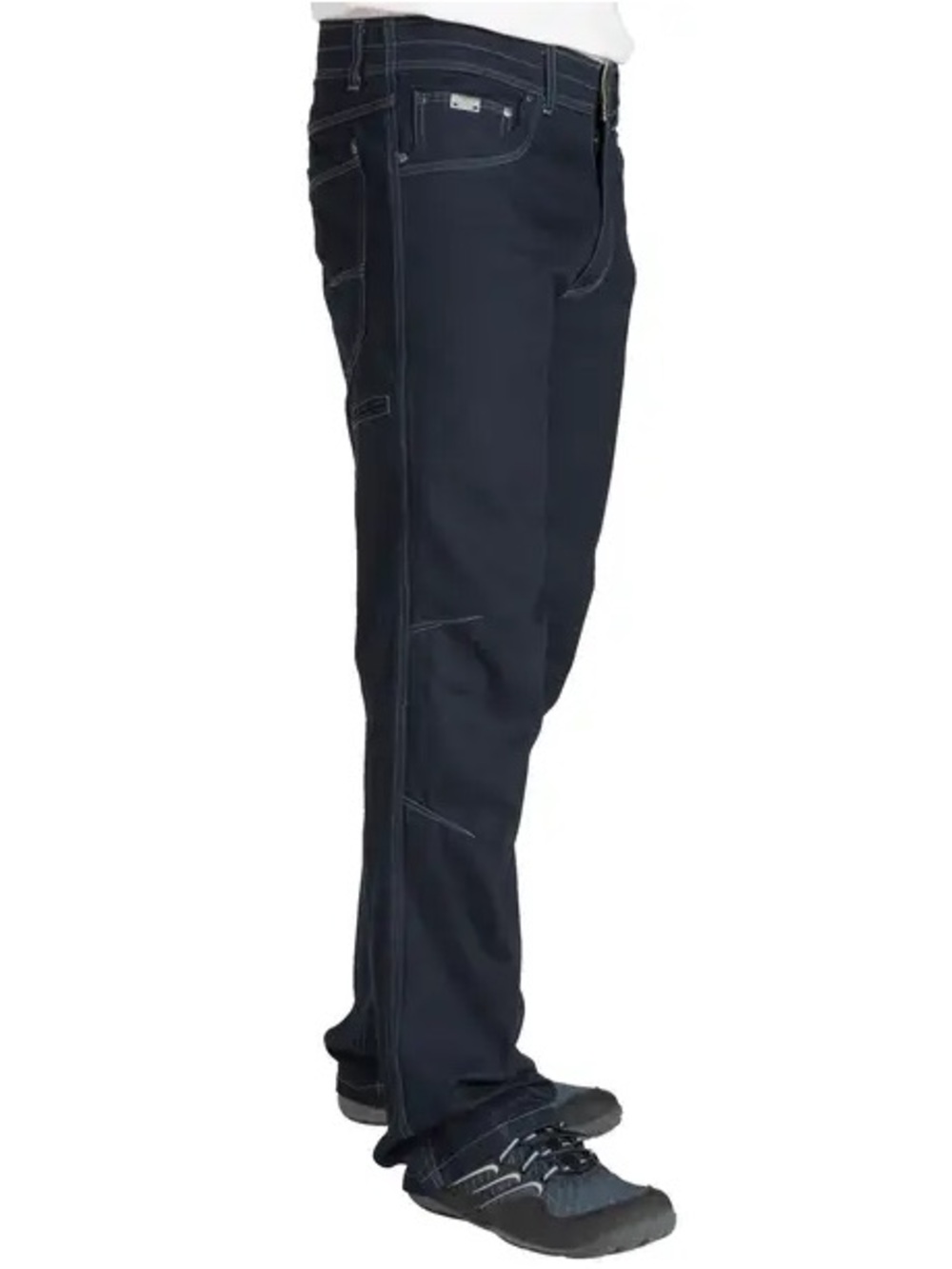 KÜHL Riot Raw Denim Pants 32x32 Pirate Blue Articulated Knee Style #5062
